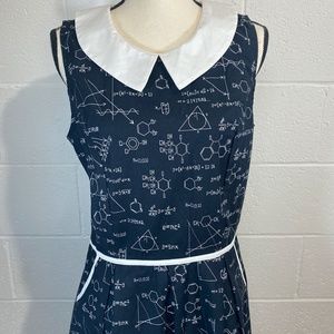 Retrolicious All Eyes On Unique A-line Dress XL